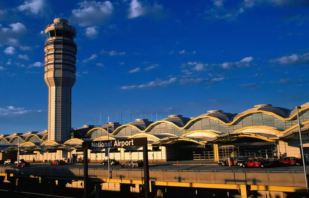Which terminal is JetBlue at DCA airport