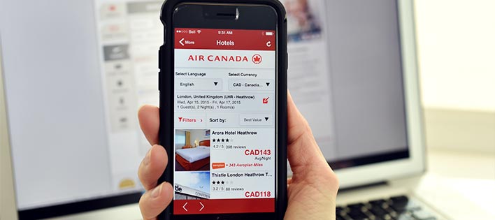 Air Canada Mobile Check-in